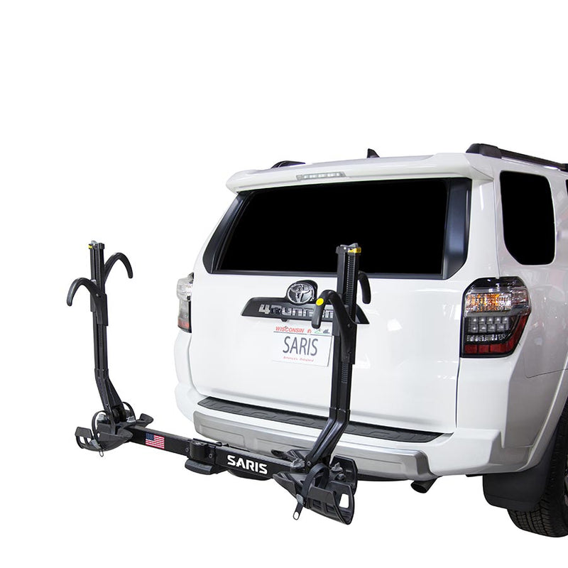 Load image into Gallery viewer, Saris Superclamp G3 Hitch Mount Rack 1-1/4'' and 2'' Bikes: 2 Max weight per bike: 60 lb
