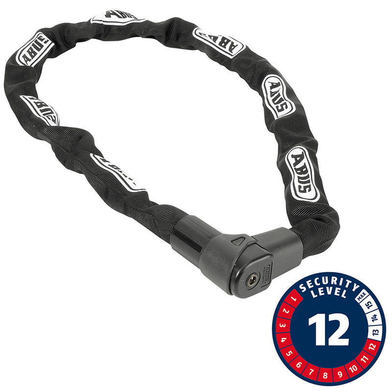 Load image into Gallery viewer, Abus CityChain Plus 1010K Chain Lock Key 9mm 110cm 3.6' Black
