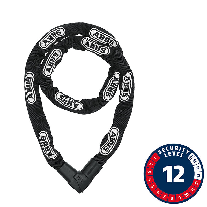 Load image into Gallery viewer, Abus CityChain Plus 1010K Chain Lock Key 9mm 170cm 5.6' Black
