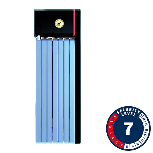 Abus Bordo Big uGrip 5700 Folding Lock Key 100cm 3.3' 5mm Blue