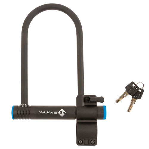 M-Wave B 245 U-Lock Key 105x205mm Thickness in mm: 14mm Black