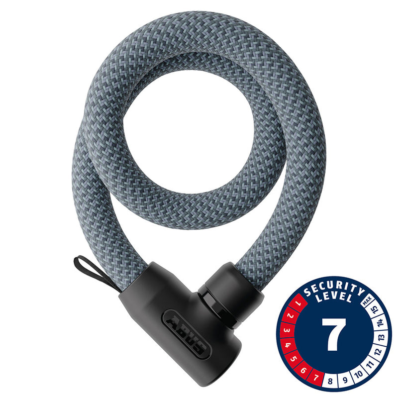 Load image into Gallery viewer, Abus Yarnit 4004K Chain Lock Key 4mm 110cm 3.6' Denim Blue
