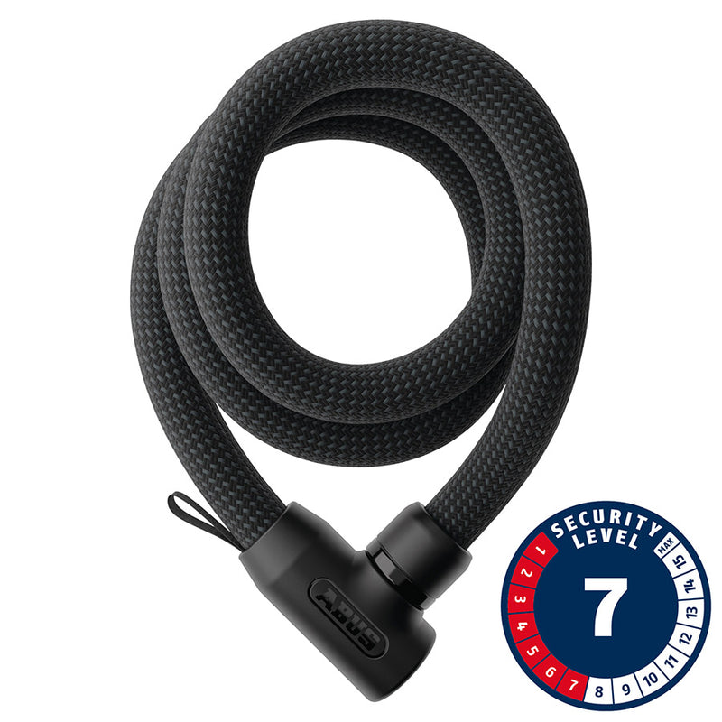 Load image into Gallery viewer, Abus Yarnit 4004K Chain Lock Key 4mm 140cm 4.6' Black
