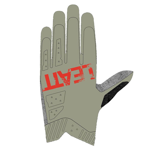 Leatt MTB 1.0 GripR Full Finger Gloves Dune M Pair