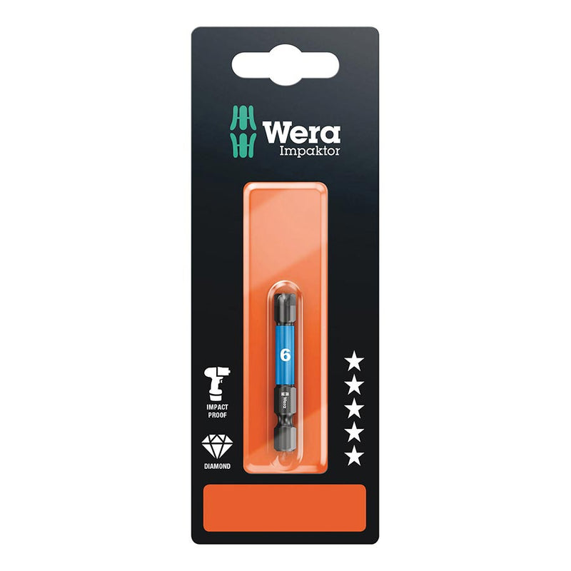 Load image into Gallery viewer, Wera 840/4 IMP DC Impaktor bits SB Hex-Plus 6.0 x 50mm
