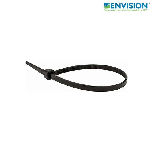 Value Collection Cable Ties 8'' Black 100x 100pcs