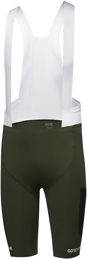 Load image into Gallery viewer, GORE Spinshift Cargo Bib Shorts + - Green Mens X-Large
