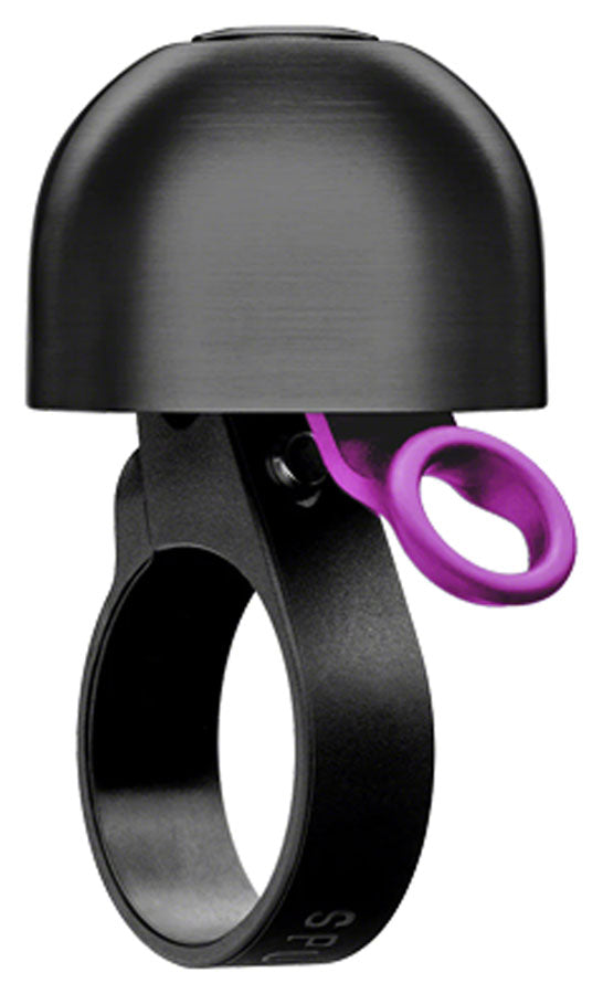 Load image into Gallery viewer, Spurcycle Compact Bell 22.2mm Blk/Purple
