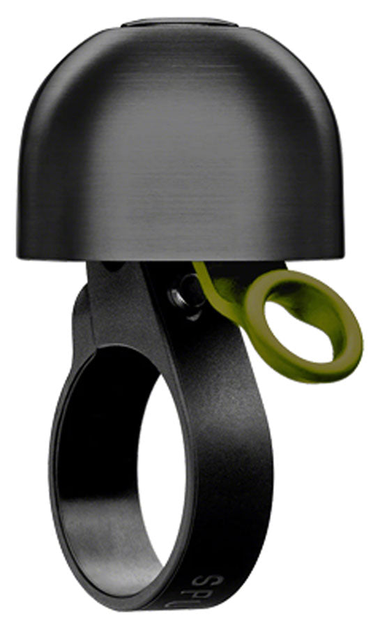 Load image into Gallery viewer, Spurcycle Compact Bell 22.2mm Blk/YelGrn
