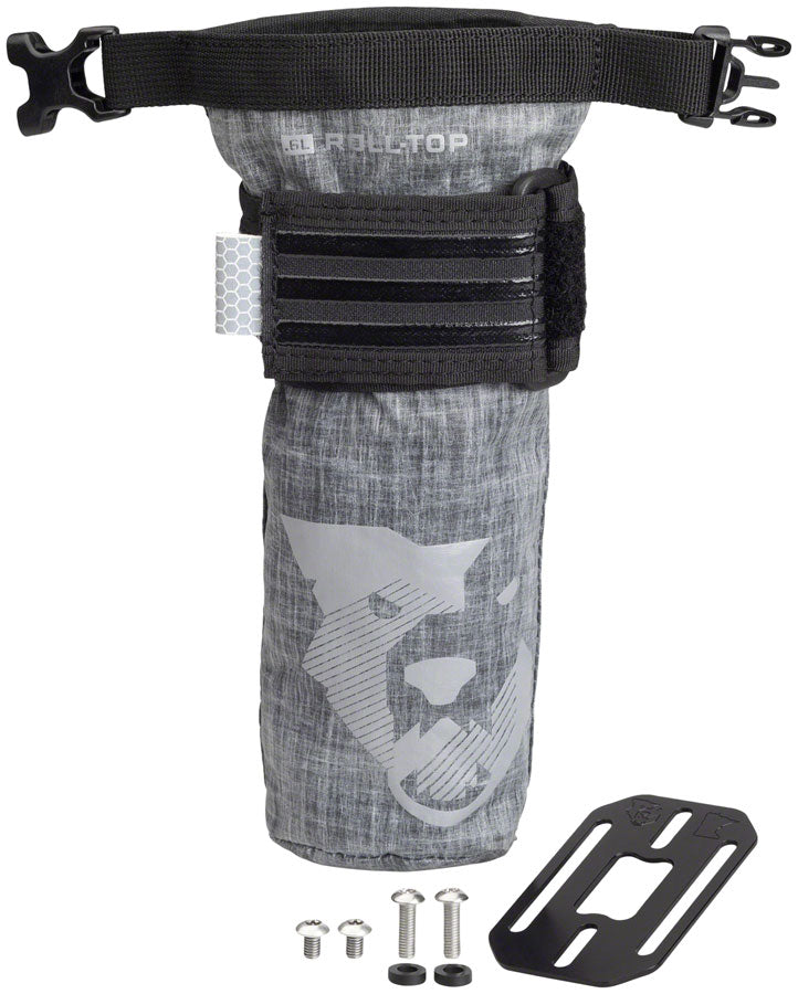 Load image into Gallery viewer, Wolf Tooth B-RAD TekLite Roll-Top Bag and Mounting Plate - 0.6L Black

