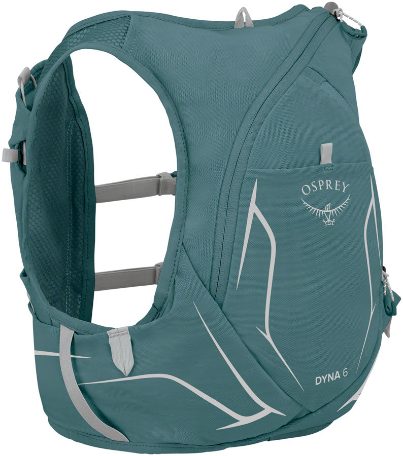 Load image into Gallery viewer, Osprey Dyna 6 Womens Hydration Vest - Blue/Silver Small
