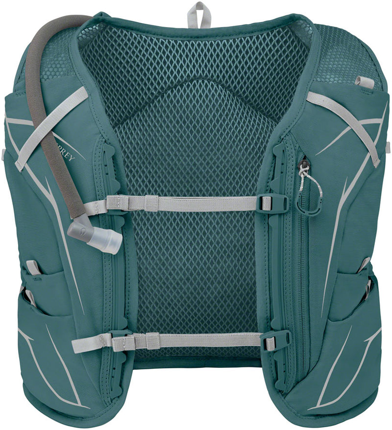 Load image into Gallery viewer, Osprey Dyna 6 Womens Hydration Vest - Blue/Silver Small
