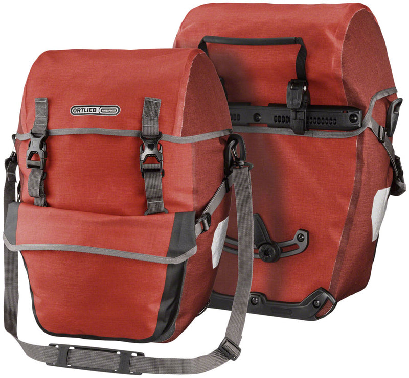 Load image into Gallery viewer, Ortlieb Bike-Packer Plus Panniers - 42L Pair Salsa/Dark Chili
