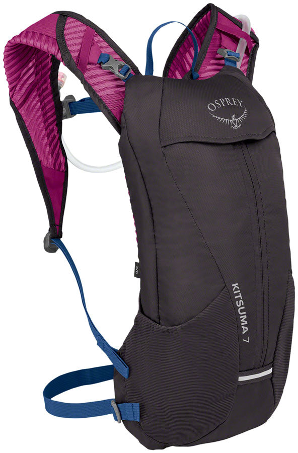 Load image into Gallery viewer, Osprey Kitsuma 7 Womens Hydration Pack - One Size Space Travel Gray
