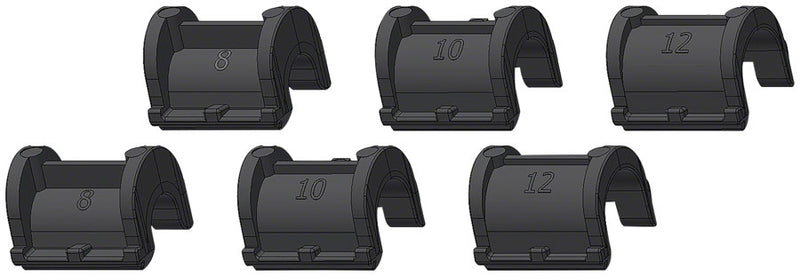 Load image into Gallery viewer, Ortlieb Rail Reducers For QL2.1/QL2 Systems Includes 2x8mm 2x10mm 2x12mm Enough 1 Pannier
