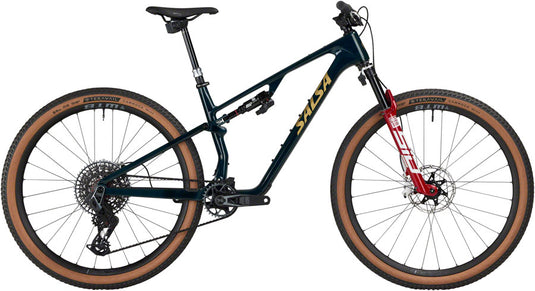 Salsa Spearfish C Deluxe XO AXS Transmission Bike - 29" Carbon Midnight Carbon X-Small