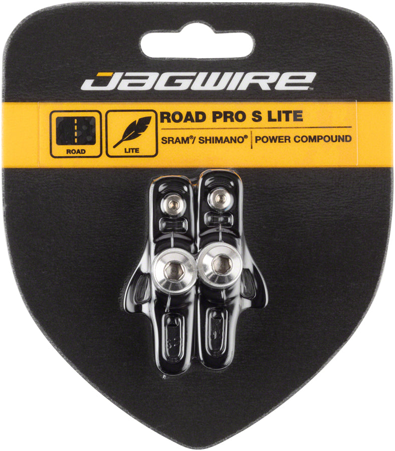 Load image into Gallery viewer, Jagwire Road Pro S Brake Pads SRAM/Shimano Black

