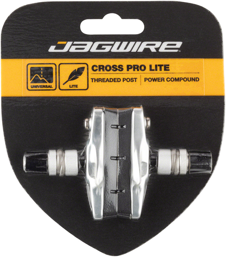 Load image into Gallery viewer, Jagwire Cross Pro Brake Pads Threaded Post Silver
