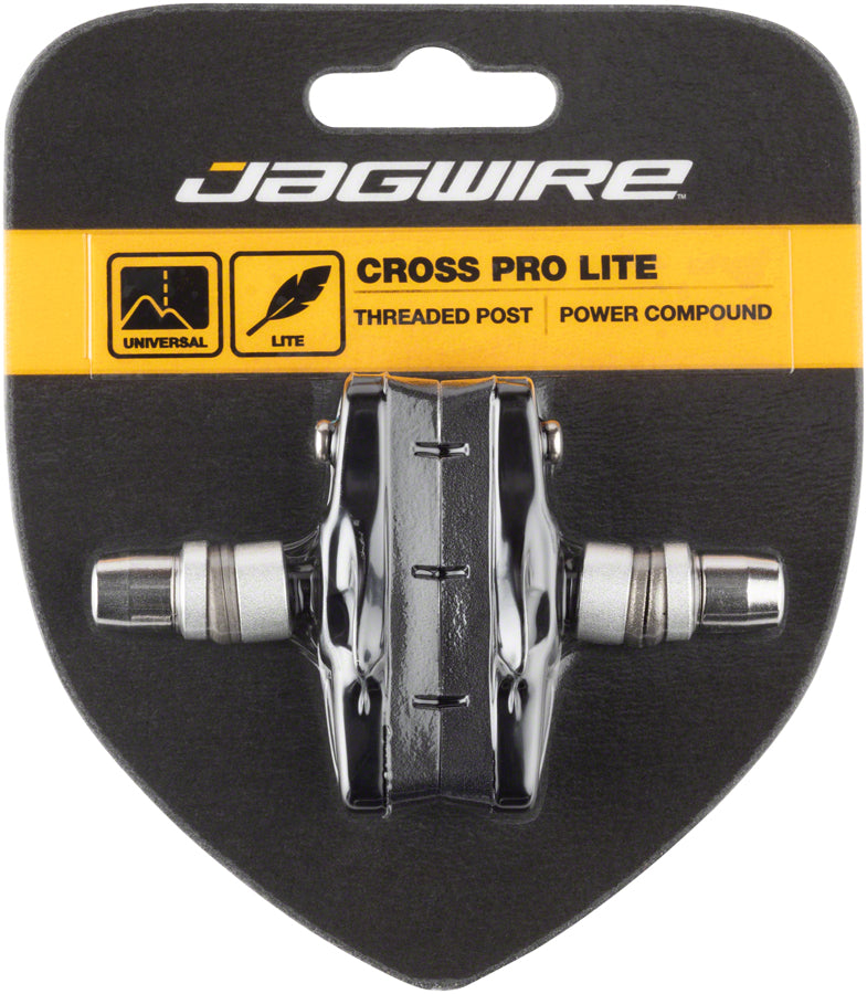 Load image into Gallery viewer, Jagwire Cross Pro Brake Pads Threaded Post Black
