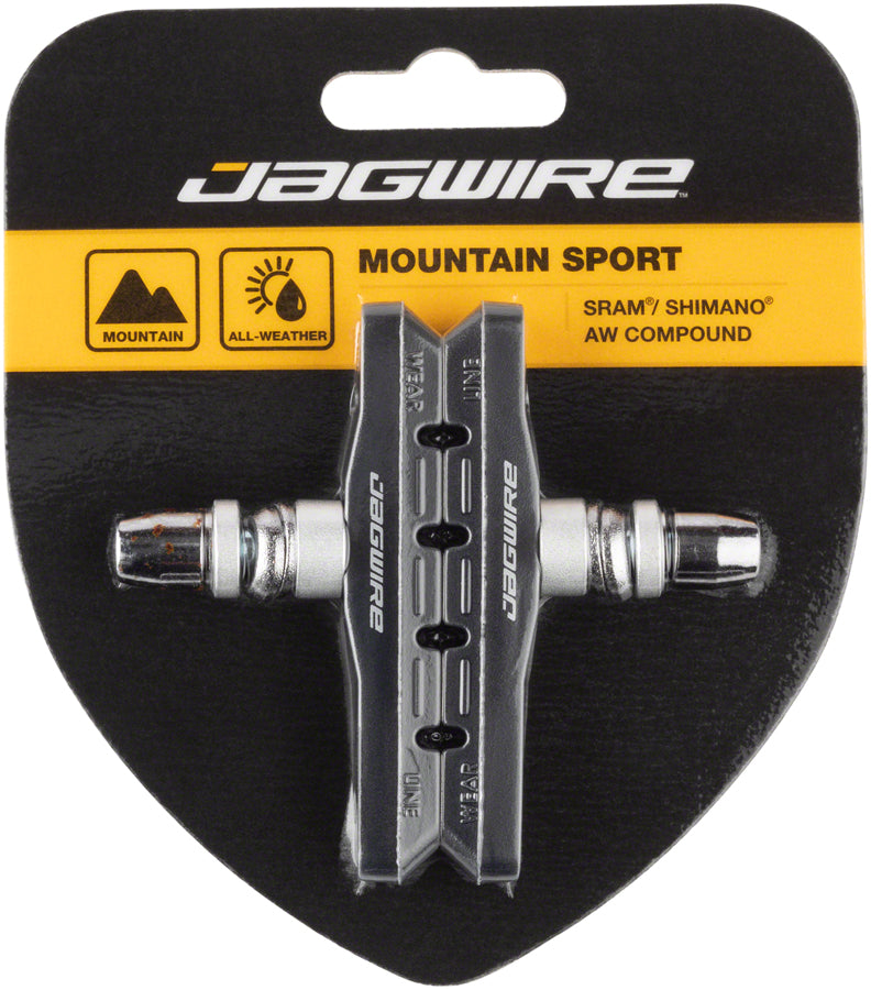 Load image into Gallery viewer, Jagwire Mountain Sport Brake Pads Threaded Post Black
