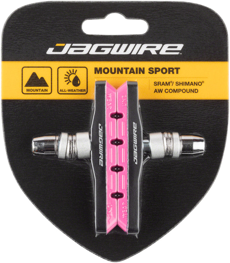 Load image into Gallery viewer, Jagwire Mountain Sport Brake Pads Threaded Post Pink

