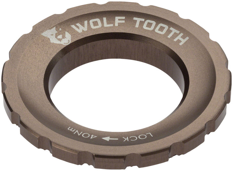 Load image into Gallery viewer, Wolf Tooth CenterLock Rotor Lockring - External Splined Espresso
