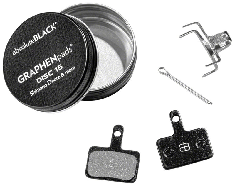 Load image into Gallery viewer, absoluteBLACK GRAPHENpads Disc Brake Pads - Shimano Deore 15
