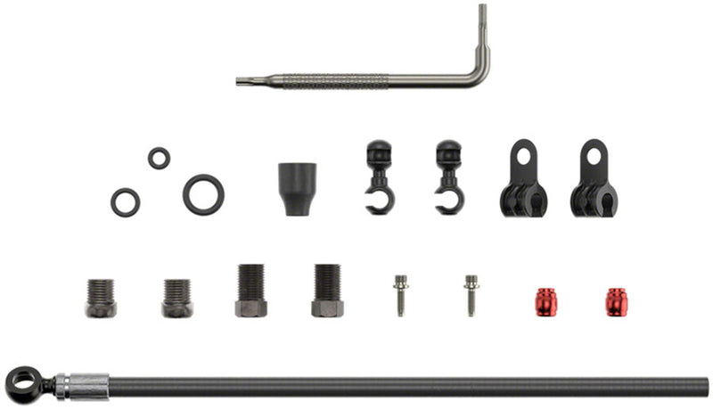 Load image into Gallery viewer, SRAM Disc Brake Hose Kit - Black Banjo 2000mm

