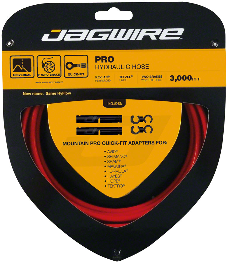 Load image into Gallery viewer, Jagwire Pro Hydraulic Disc Brake Hose Kit 3000mm Red
