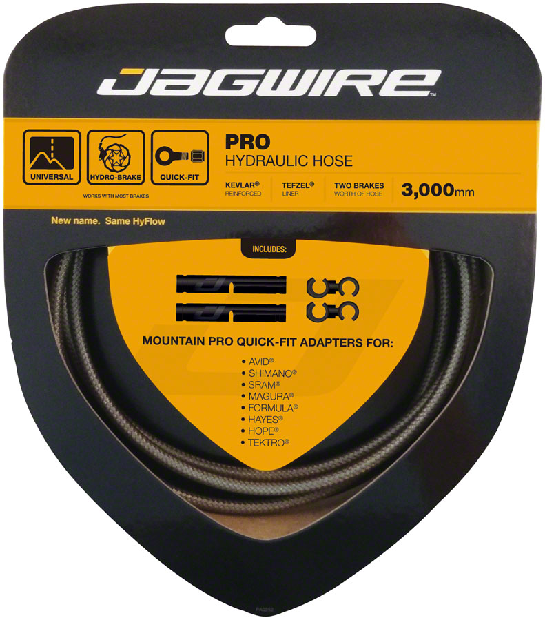 Load image into Gallery viewer, Jagwire Pro Hydraulic Disc Brake Hose Kit 3000mm Carbon Silver
