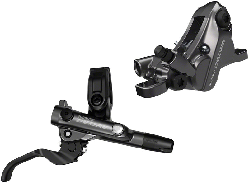 Load image into Gallery viewer, Shimano Deore BL-M6100/BR-M6120 Disc Brake Lever - Rear Hydraulic Resin Pads Gray
