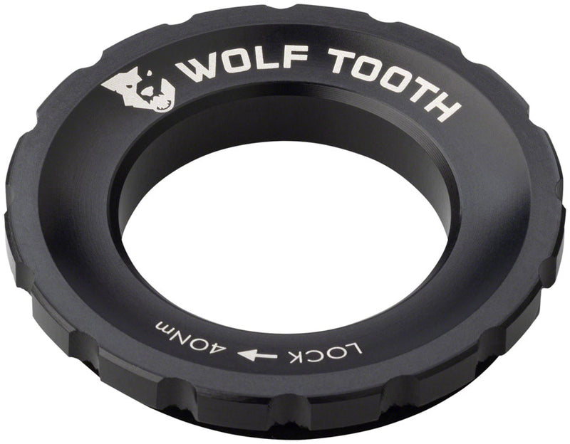 Load image into Gallery viewer, Wolf Tooth CenterLock Rotor Lockring - External Splined Black
