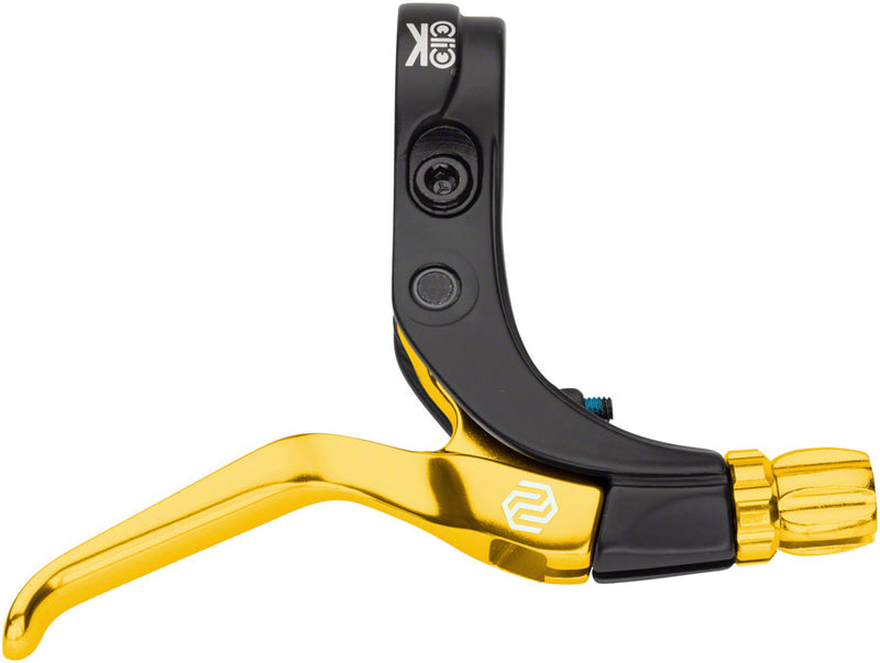 Load image into Gallery viewer, Promax Click V-Point Brake Lever - Long Reach Gold
