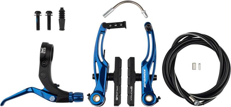 Load image into Gallery viewer, Promax P-1/Click V-Point Linear Pull Brake Kit - 108mm Blue
