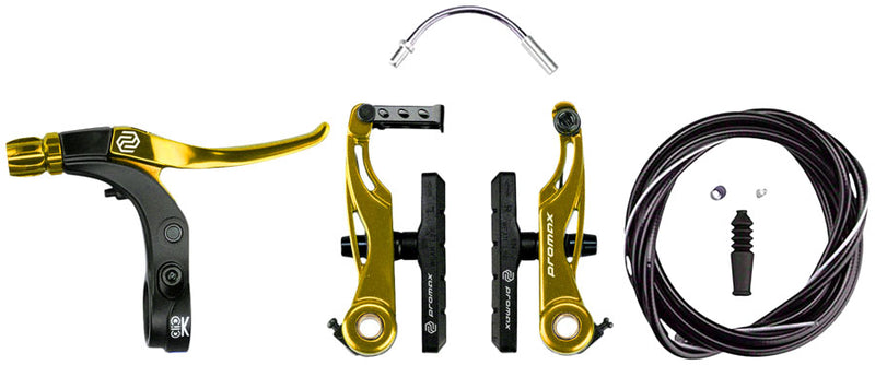 Load image into Gallery viewer, Promax P-1/Click V-Point Linear Pull Brake Kit- 85mm Gold
