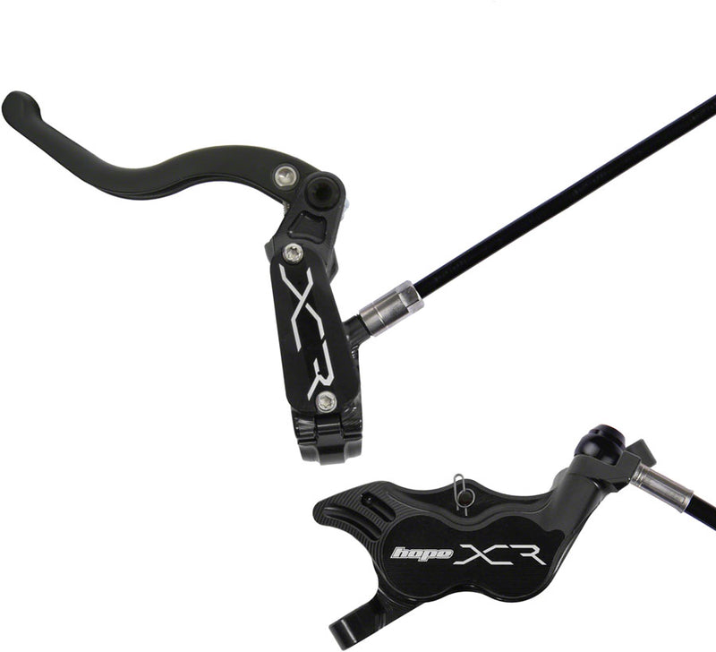 Load image into Gallery viewer, Hope XCR Pro E4 Disc Brake and Lever Set - Front Hydraulic Post Mount Black
