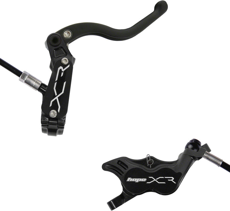 Load image into Gallery viewer, Hope XCR Pro E4 Disc Brake and Lever Set - Rear Hydraulic Post Mount Black
