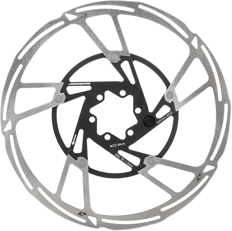 Load image into Gallery viewer, Jagwire Pro LR2-E Ebike Disc Brake Rotor Magnet - 220mm 6-Bolt Silver/BLK
