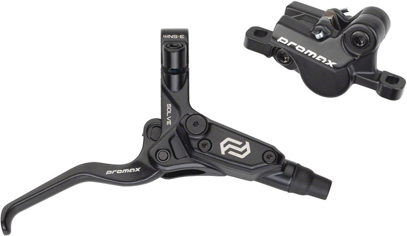 Load image into Gallery viewer, Promax Solve DSK-923 Disc Brake Lever Set - Rear 2-Piston Hydraulic Post Mount BLK
