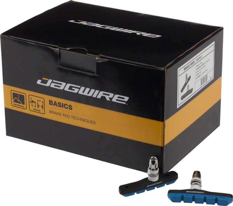 Load image into Gallery viewer, Jagwire Mountain Sport Brake Pads Threaded Post Box of 25 Pair Blue

