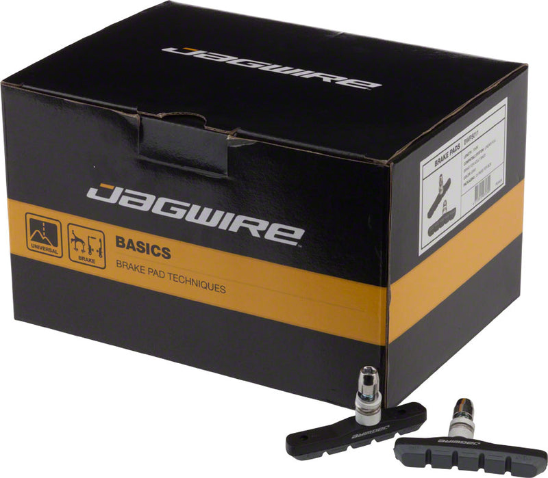 Load image into Gallery viewer, Jagwire Mountain Sport Brake Pads Threaded Post Box of 25 Pair Gray
