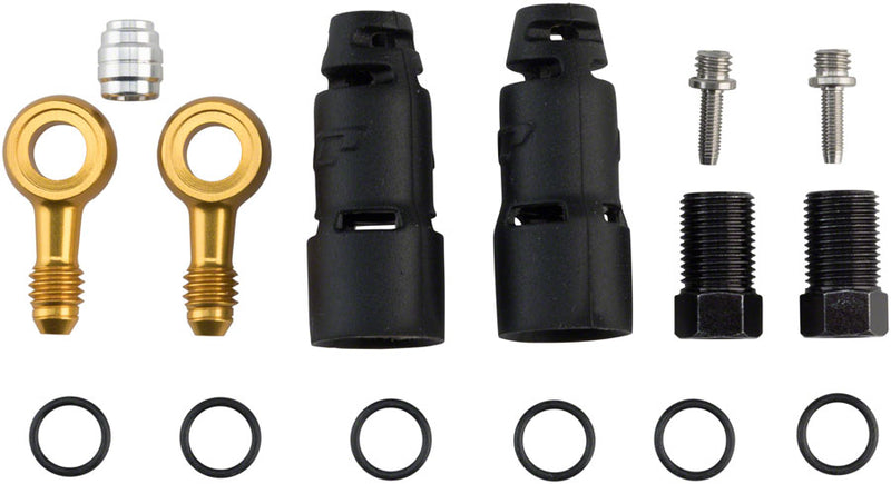 Load image into Gallery viewer, Jagwire Pro Quick-Fit Adapters Hydraulic Hose - Fits SRAM Guide R/RS/RSC/Ultimate Avid Juicy 5/7/Carbon/Ultimate
