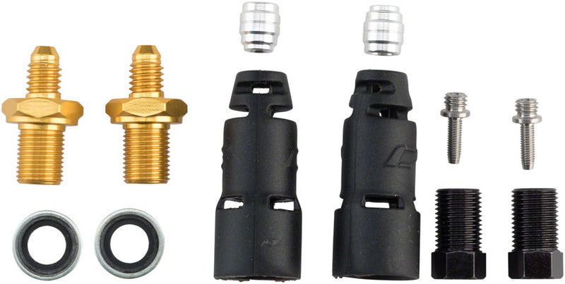 Load image into Gallery viewer, Jagwire Pro Quick-Fit Adapters Hydraulic Hose - Fits SRAM Guide Level Avid Code DB Elixir Juicy
