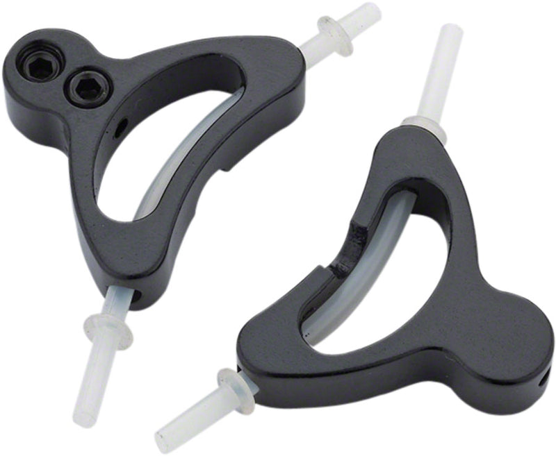 Load image into Gallery viewer, Jagwire Alloy Straddle Cable Carrier Black Pair
