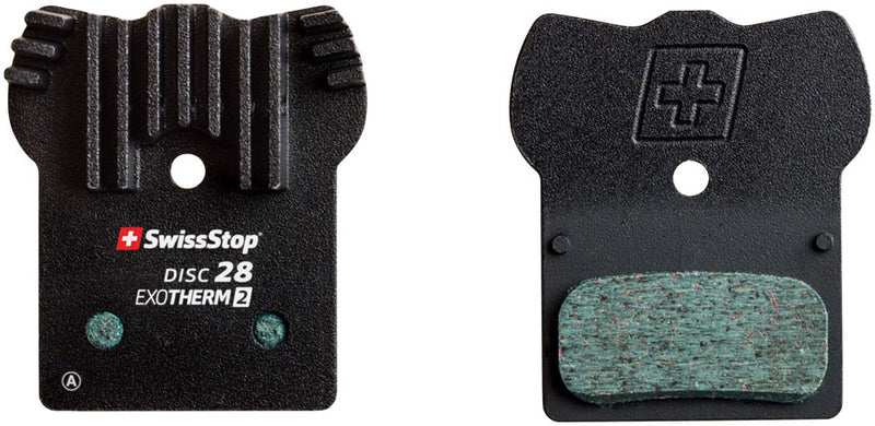 Load image into Gallery viewer, SwissStop EXOTherm2 Brake Pad Set Disc 28: for Shimano "J" shape
