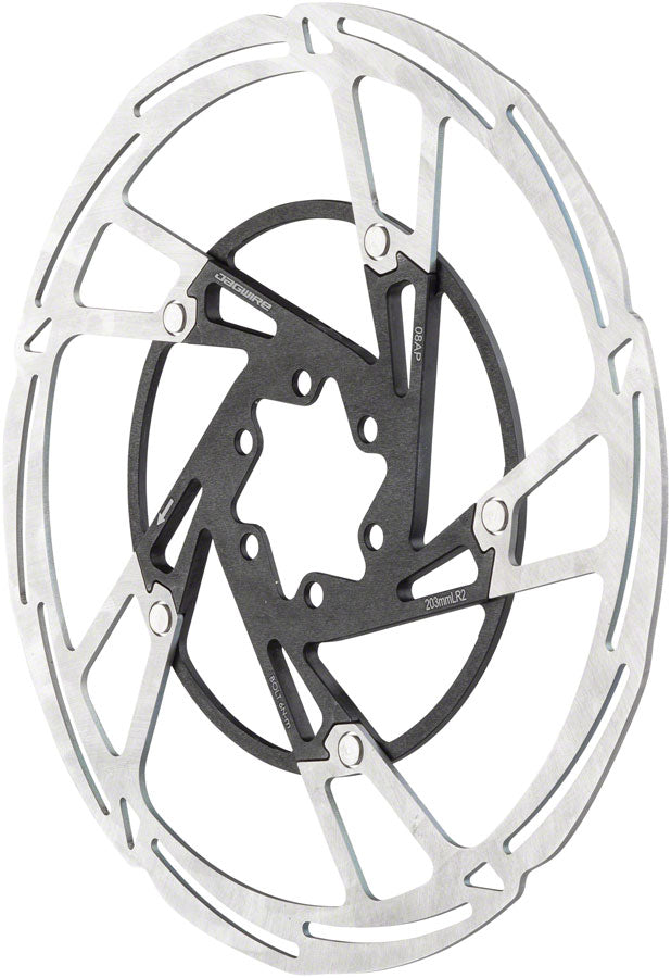 Load image into Gallery viewer, Jagwire Pro LR2 Disc Brake Rotor - 203mm 6-Bolt Silver/Black
