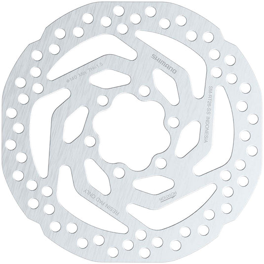 Shimano SM-RT26 SS Disc Brake Rotor - 140mm 6-Bolt Bolts Included For Resin Pad Only