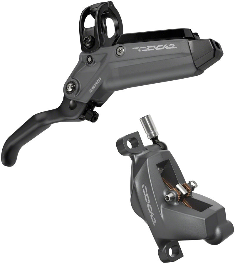 Load image into Gallery viewer, SRAM Code Bronze Stealth Disc Brake Lever - Front Post Mount 4-Piston Aluminum Lever SS Hardware Dark Polar C1
