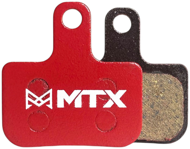 Load image into Gallery viewer, MTX Red Label RACE Disc Brake Pads - Ceramic/Kevlar Compound SRAM Level / Red / Rival AXS / Force 2-Piston Single Set
