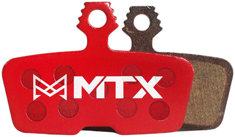 Load image into Gallery viewer, MTX Red Label RACE Disc Brake Pads - Ceramic/Kevlar Compound SRAM Code / Motive / DB 4-Piston Single Set
